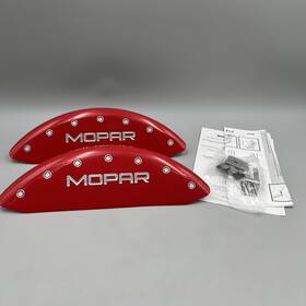12005fmoprd Mgp Caliper Covers Brake 2005-10 Dodge Challenger Charger Magnum Red 12005 Front