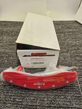 12043smgprd Mgp Caliper Covers 4piece Red Brake Disc Front Rear For 2006-2010 Dodge Ram 1500