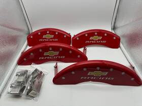 14241sbrcrd Mgp Caliper Covers 2016 To 2023 Chevrolet Camaro Ss 6.2l Red Used
