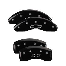 14246sbowbk Mgp Caliper Covers Black Cover Set Of 4