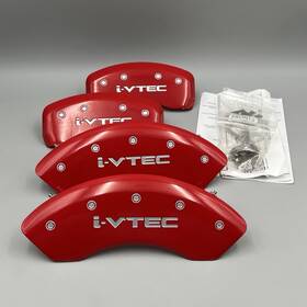 20107sivtrd Mgp Caliper Covers Brake 2008-2012 Honda Accord 6 Cyl. Red I-vtec -
