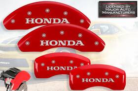 20224shonrd Mgp Caliper Covers 2018-2023 Inch Honda Accord 1.5 Turbo Front Rear Red Brake Disc