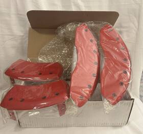 21196smgpbk Mgp Caliper Covers 21196scusdf Red Powder Coat Brake For 2020-2024 Kia Telluride