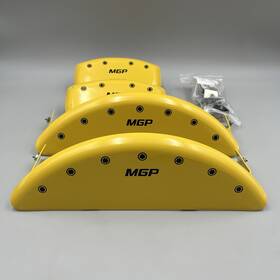 23203smgpyl Mgp Caliper Covers Brake 2012-13 Mercedes Benz Sl550 Yellow -