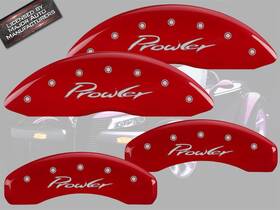 32014sprlrd Mgp Caliper Covers 1997-2002 Chrysler Inch Prowler Front Rear Red Brake Disc 4pc