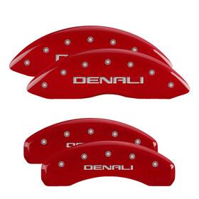 34217sdnlrd Mgp Caliper Covers For Gmc Sierra 2018-2022 Front Rear Set Disc Brake Cover Gap
