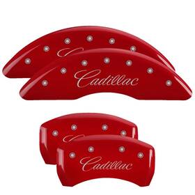 35026scadrd Mgp Caliper Covers Disc Brake Cover For 16-17 Cadillac Ct6