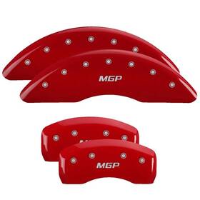 47003smgprd Mgp Caliper Covers Front/rear Covers-red For Lancer