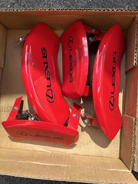 Mgp Caliper Covers 889873190137 Red Brake For 2023 Lexus Nx 350