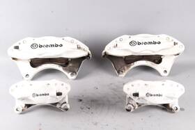 0204712381 Mitsubishi 08-15 Lancer Evolution Evo X Brembo Brake Calipers Set Good