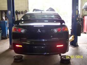 536-50784l Mitsubishi Driver Left Caliper Rear Without Turbo Fits 08-10 Lancer 10629621