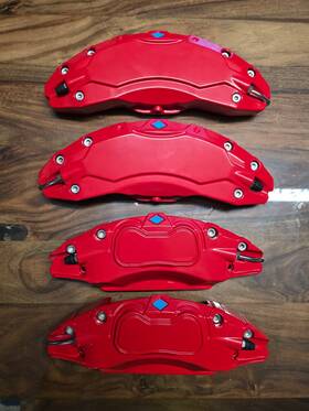 Tsl-r-m3-my Modely New Red 19/20 Inch Caliper Covers For 2020-2024 Tesla