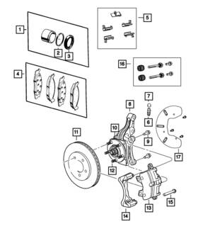 05191272aa Mopar Genuine Caliper Pin 5191272aa