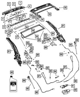 68028388aa Mopar Genuine Locating Pin Right