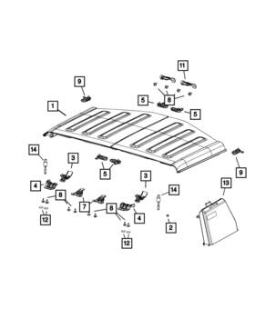 68028750ab Mopar Genuine Locating Pin