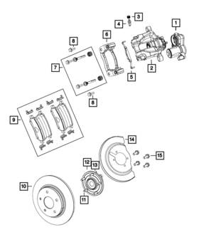 68507072aa Mopar Genuine Brake Hydraulic Line Adapter