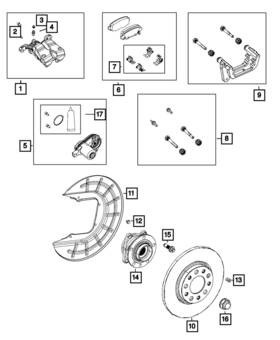 68526656aa Mopar Genuine Disc Brake Caliper Assembly Right