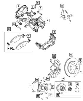 68591376aa Mopar Genuine Disc Brake Caliper Assembly Right