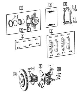 R8003707ad Mopar Genuine Disc Brake Caliper Assembly Remanufactured Right