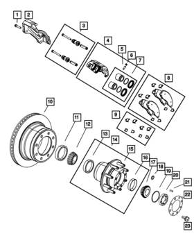R8049177ac Mopar Genuine Disc Brake Caliper Assembly Remanufactured Left