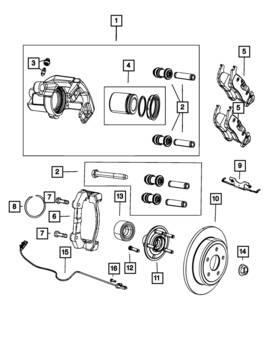 Mopar R8052376ab Genuine Disc Brake Caliper Assembly Remanufactured Right
