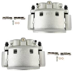 13394476 Motofatory For 01-02 Dodge Ram 2500 2pcs Silver Rear Left Right Brake Calipers