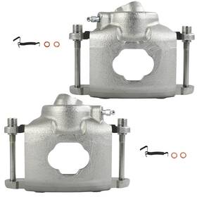 13394507 Motofatory For 71-74 Checker Taxicab 72-76 Buick Electra 2pcs Silver Front Brake Calipers