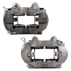 13394518 Motofatory For 65-66 Ford Mustang 2pcs Silver Front Left Right Brake Calipers