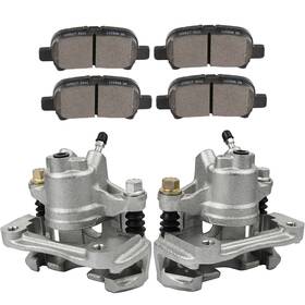 Mo835567p01 Motomasterspro Rear For 2005-2007 Toyota Avalon Brake Calipers And Ceramic Pads Set