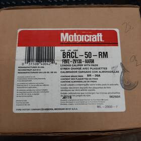 F8vz-2v130-aarm Motorcraft Brcl-50-rm Pass Front Caliper With Pads Lincoln Brww