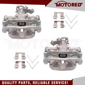 Bc285426pr Motored-parts 2pcs Rear Brake Calipers With Bracket New For 2013-2016 Dodge Dart 1.4l 2.0l 2.4l