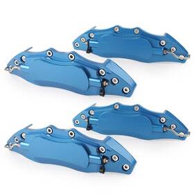 Motorshop168 336854327094 4 Pcs Universal Front Brake Disc Large Caliper Cover 10.5 Inch Blue Metal Endless