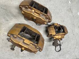 3007 Nissan 03 04 05 06 07 2003-2008 350z Infiniti G35 Brembo Big Brake Gold Caliper Oem