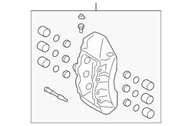 41011-6ht1a Nissan Genuine Disc Brake Caliper