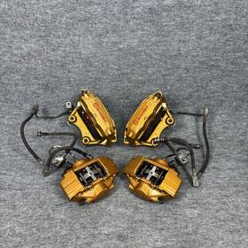 41011-cd000 Nissan 350z Infiniti G35 03-06 Brembo Sport Brake Caliper Set With Lines 75k