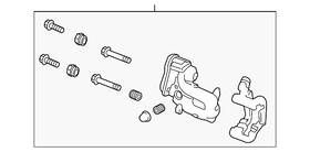 44001-4ca2a Nissan Genuine Caliper Assembly