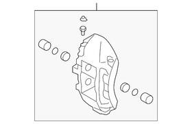 44001-jf21d Nissan Genuine Caliper