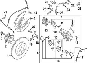 44140-6ra1a Nissan Genuine Disc Brake Caliper Pin