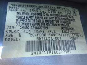 536-50309r Nissan Passenger Right Caliper Front Hatchback Fits 07-12 Versa