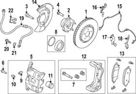 D1112-5mr0a Nissan Genuine Caliper