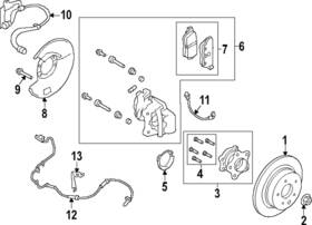 D4000-6ca3c Nissan Genuine Disc Brake Caliper