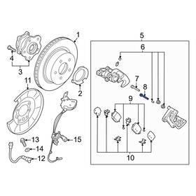 441406ra0c Nissan Oe For Pathfinder 2022-2025 Upper Disc Brake Caliper Pin