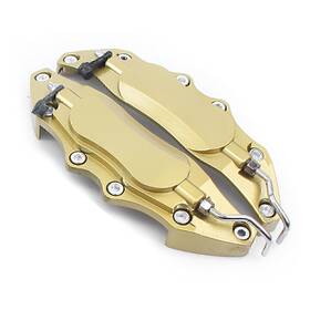 Nomura 550732312273 2 Pcs New Car 3d Metal Brake Caliper Covers Universal Medium Gold