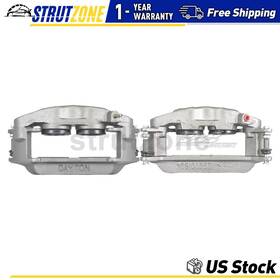 Stsu241222008917 Nugeon Automotivecomponents 2 Front Car Caliper Brake Calipers Fits Ford E-200 Econoline 3.9l 5.0l 4.9l