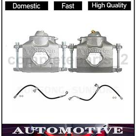 Compltsm241207155889 Nugeon Automotivecomponents Sunsong Front Calipers Brake Hydraulic Hose Line Fits Chevrolet G10 5.0l