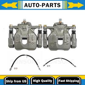 Lapam241213188656 Nugeon Automotivecomponents Sunsong Front Brake Calipers Hoses Line Fits Toyota Rav4 2.0l