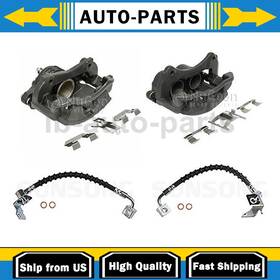 Qyfix08272025b5426 Nugeon Automotivecomponents Sunsong 4 Piece Brake Caliper Set With Hoses Fits Ford Explorer 4.0l 5.0l