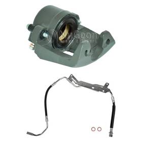 Bndl-920980 Nugeon For Dodge Durango 1999 2-pc Techshield 360 Semi-loaded Brake Caliper Kit
