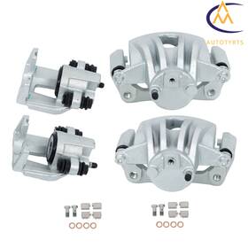 2833572 Nurniacl For Jeep Liberty 2003-2006 2007 4pcs Front And Rear Brake Calipers With Bracket