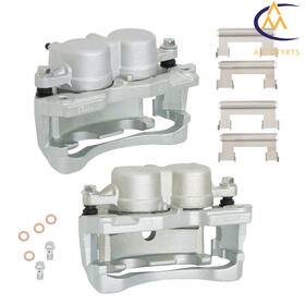 18044325 Nurniacl 2833656 2pcs Front Brake Caliper With Bracket For 2003-2020 Chevrolet Express 3500